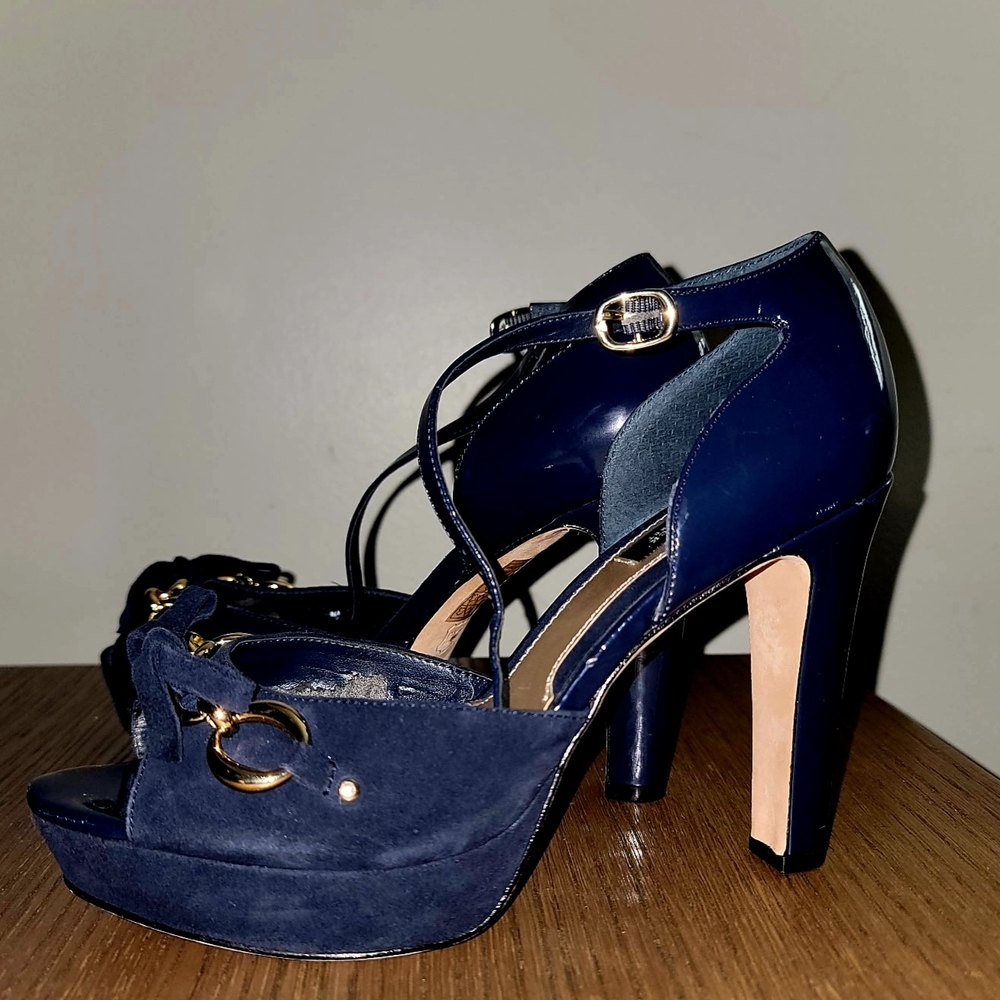 Elegant Navy Blue Heels